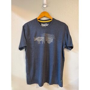 Howler Brothers Graphic T-Shirt Mens Large Blue Surfboard Ox Cart Tee